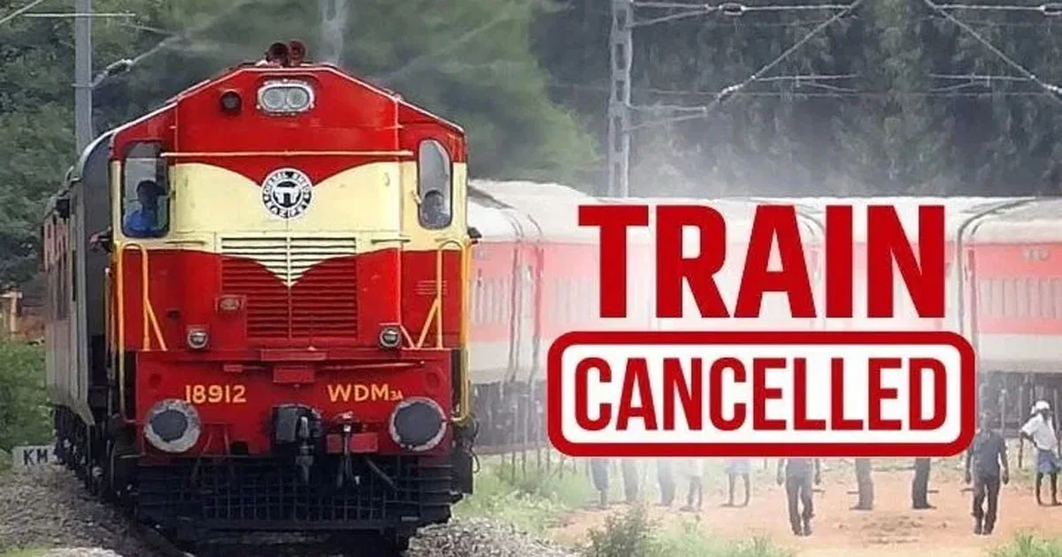 Train Cancelled : रेल यात्रियों की फिर बढ़ेगी मुश्किलें, 50 से ज्यादा ट्रेन इस दिन रहेंगी रद्द, सफर करने से पहले जरूर देख लें ये लिस्ट…