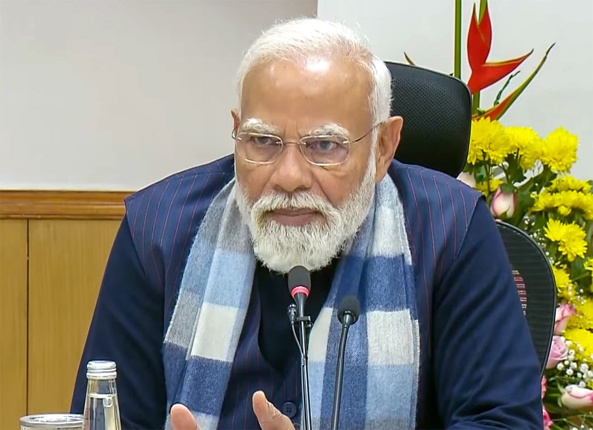 New Delhi: PM Modi Holds Pre-Budget Meet With Economists