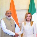 PM Modi attends delegation-level talks with Prime Minister Giorgia Meloni of Italy