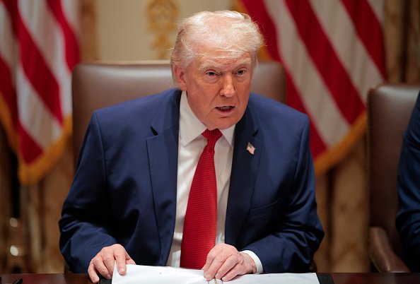 President Trump Meets With His Cabinet At The White House
