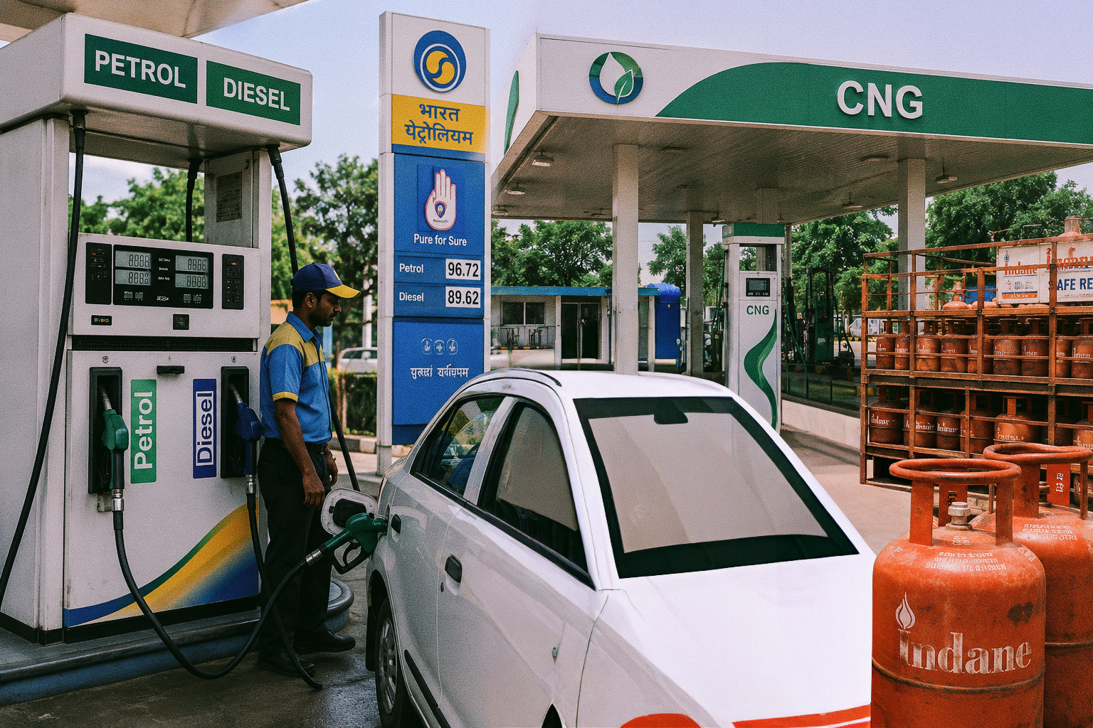 Petrol-Diesel-CNG-LPG