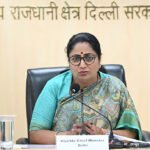 Delhi CM Rekha Gupta Distributes Cheques To Families Of COVID-19 Victims